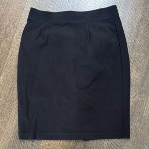 Eileen Fisher Classic Black Pencil Skirt